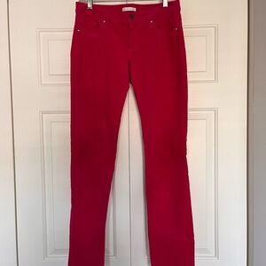 Magenta corduroy with stretch